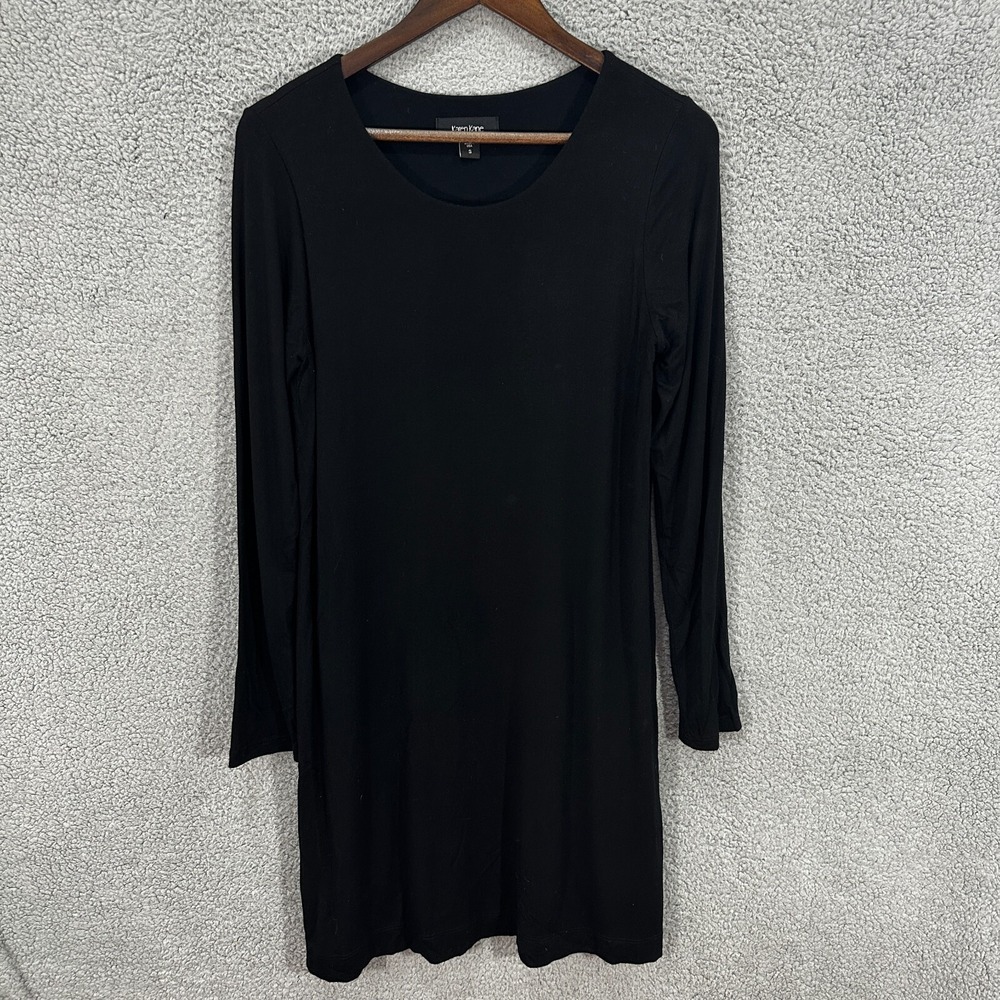 Karen Kane Black Mini Dress Womens S Y2K 90s Minimalist‎ Quiet Luxury Capsule